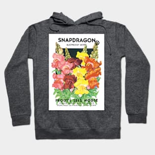 Vintage Snapdragons Seed Packet Hoodie